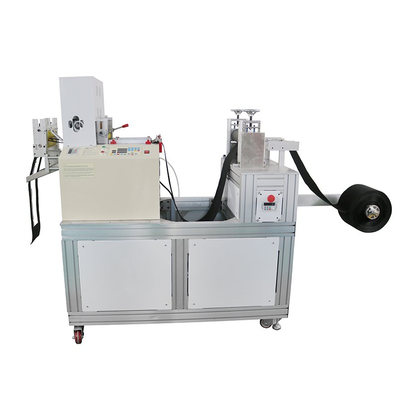 adhesive velcro cable wrap cutting machine 